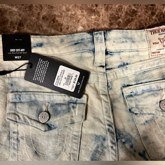 New True Religion Joey Cut Off Denim Jean Short - New With Tags 2023 - Picture 7 of 13